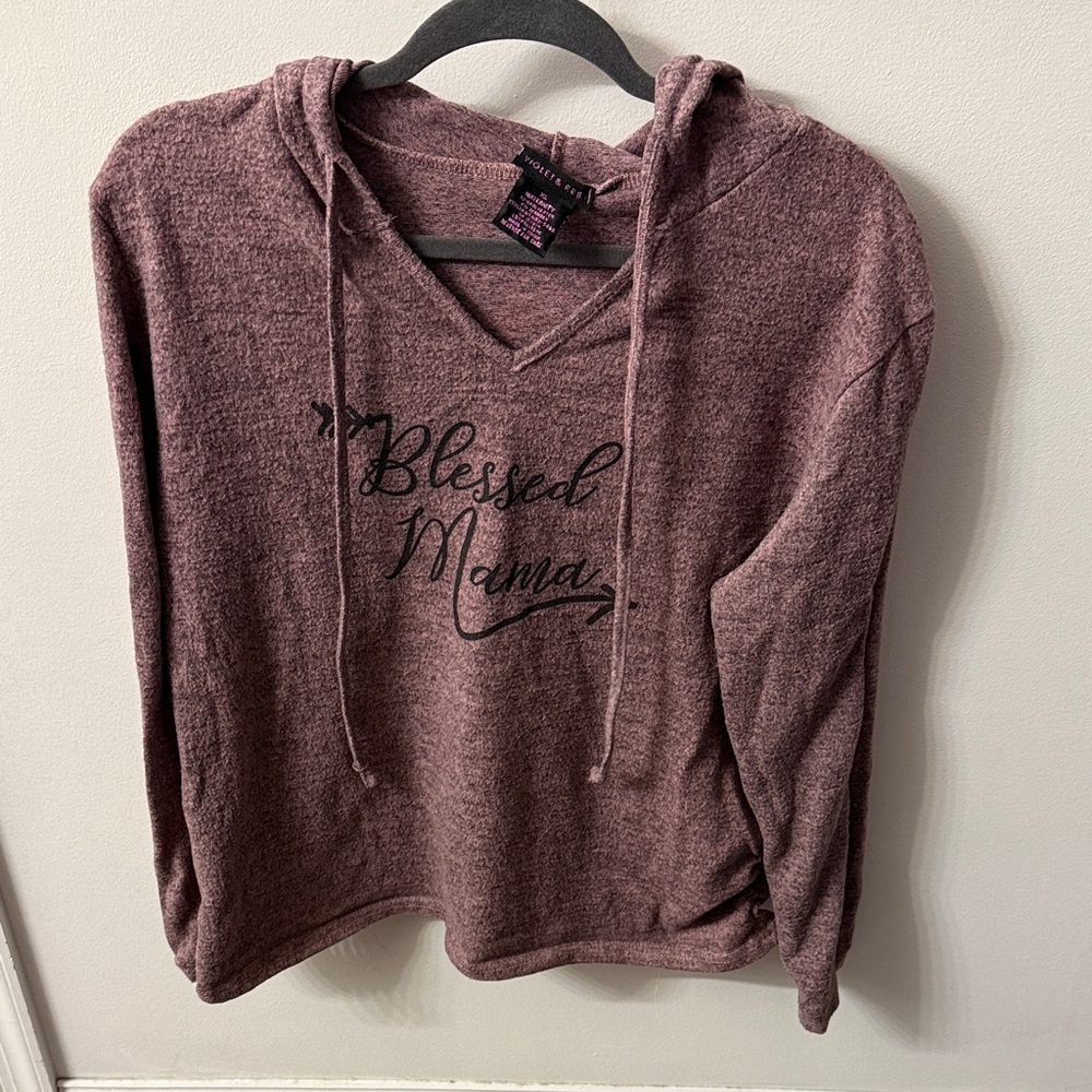 Women's Burgundy Hoodie